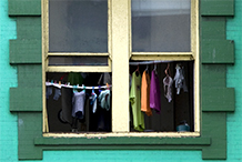Window on Geary Street, San Francisco California.  2008